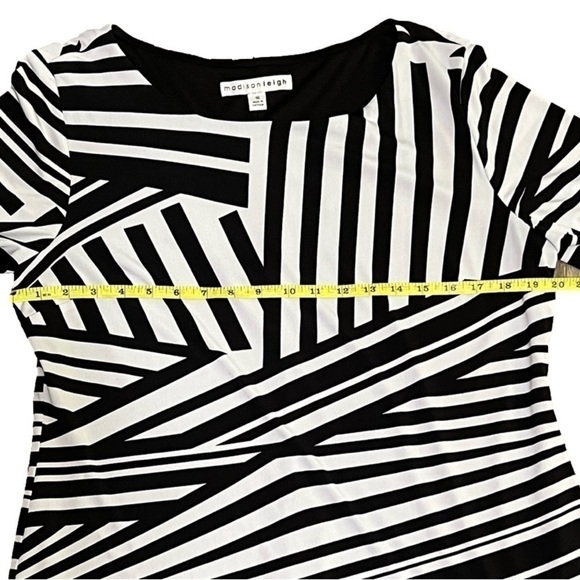 Madison Leigh (Madisonleigh) Striped Dress With Lining (Sz 16) - Picture 12 of 13